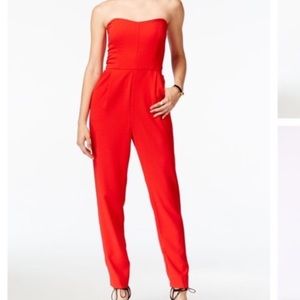 Rachel Roy Bright Red Jumpsuit